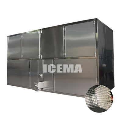 Buen precio Casa 5 toneladas 10 toneladas 5000 kg Fabricante de cubos de hielo con diseño industrial y operación automática en línea