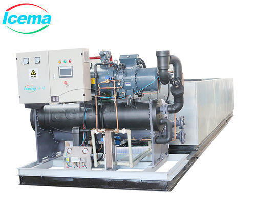 Buen precio Máquina profesional para hacer bloques de hielo con operación automática y 5 toneladas de producción diaria en línea