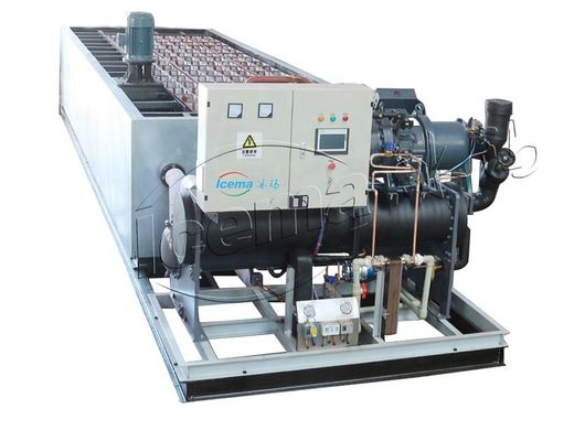 Máquina profesional para hacer bloques de hielo con operación automática y 5 toneladas de producción diaria