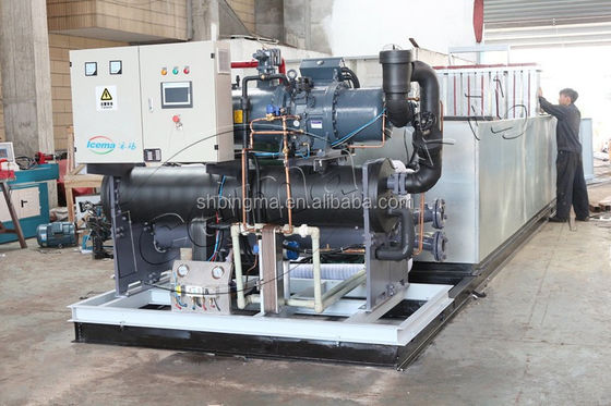 Máquina profesional para hacer bloques de hielo con operación automática y 5 toneladas de producción diaria