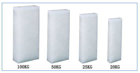 500 kg/día-50 toneladas/día Máquina automática de hielo de bloque de salmuera con condensación refrigerada por aire