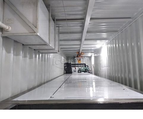 Tienda de alimentos Contenedor industrial Bloqueador de hielo Fabricante de hielo Peso 25kg 50kg 100kg Consumo