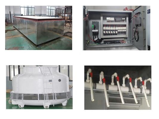 Tienda de alimentos Contenedor industrial Bloqueador de hielo Fabricante de hielo Peso 25kg 50kg 100kg Consumo