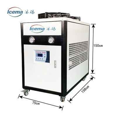 Fácil de operar 10HP refrigerador de agua automático por aire para aplicaciones industriales