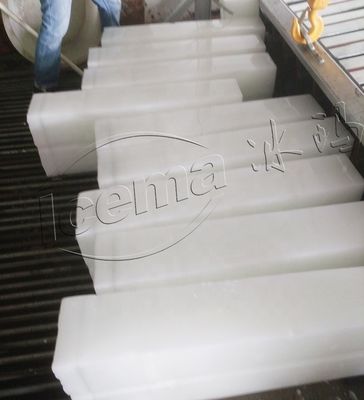 Máquina de hielo de bloque de contenedor refrigerada por aire de 2000 kg para una alta productividad y competitividad