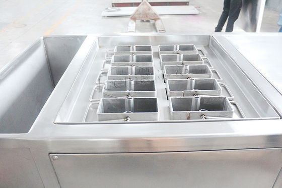 Mini planta de hielo 1 tonelada máquina de bloque de hielo compacto con componentes Schneider Electric