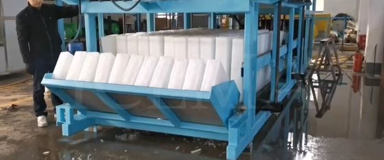 ICEMA 1T-20T/24H Máquina de hielo de bloque de enfriamiento directo para la gran producción industrial de hielo