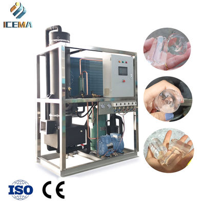 Buen precio Máquina para hacer hielo por tubos industriales para restaurantes 1T 5T 10T Fácil de operar 220V/380V en línea