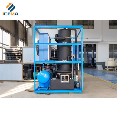 Máquina industrial de hielo de tubo de 1 tonelada con potencia directa de 4600W