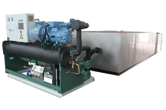 600 KG Máquina de fabricación de hielo industrial de bloque de hielo a medida para la operación de minería de energía