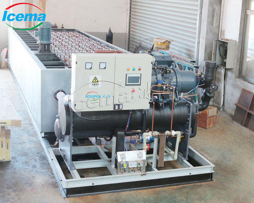 600 KG Máquina de fabricación de hielo industrial de bloque de hielo a medida para la operación de minería de energía