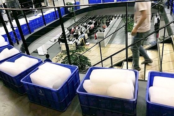 600 KG Máquina de fabricación de hielo industrial de bloque de hielo a medida para la operación de minería de energía