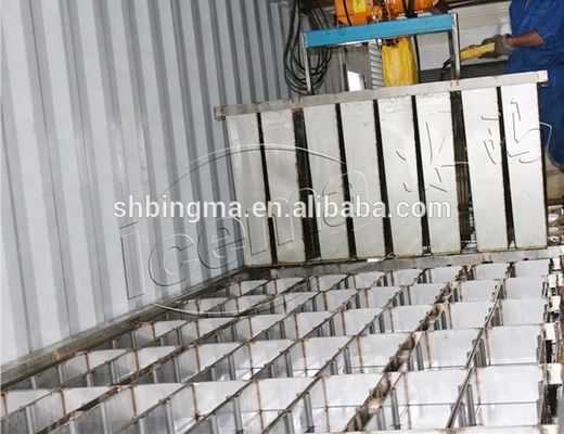 RefComp Compresor 31.25KW 8T Máquina de hielo de bloque de contenedores extraíble para puertos y muelles