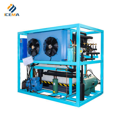 Producción industrial de hielo Máquina de hacer hielo de acero inoxidable de 400 kg con enfriamiento directo