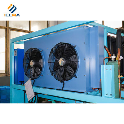 Producción industrial de hielo Máquina de hacer hielo de acero inoxidable de 400 kg con enfriamiento directo