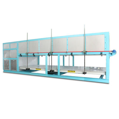 Buen precio Aire / agua de refrigeración 20 toneladas Bloque de hielo máquina de fabricación de hielo industrial a medida 85.5KW en línea