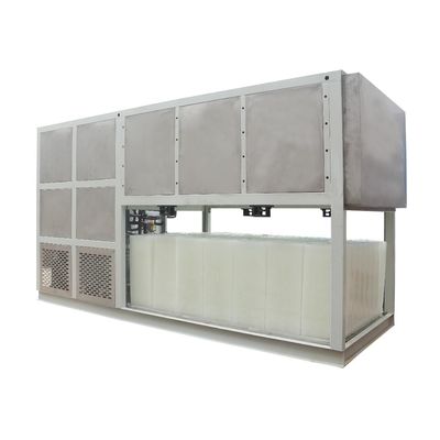 Buen precio Máquina para hacer hielo industrial de 5 toneladas con enfriamiento directo y refrigerante R404A/R22 en línea