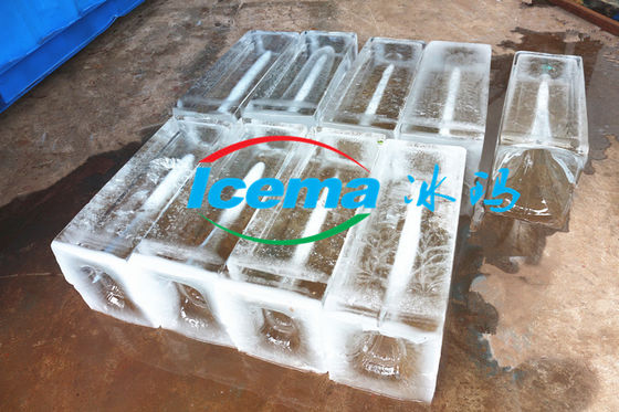 Máquina para hacer hielo industrial de 5 toneladas con enfriamiento directo y refrigerante R404A/R22