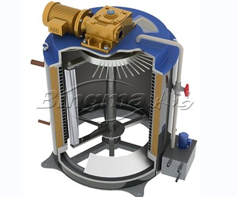 Máquina de fabricación de helados industriales de alta productividad 10T/24H para la pesca de mariscos
