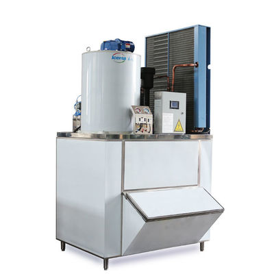 2T/24H Máquina industrial para la fabricación de hojuelas de hielo para pesca