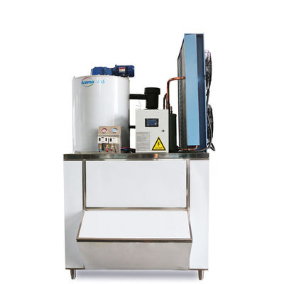 2T/24H Máquina industrial para la fabricación de hojuelas de hielo para pesca