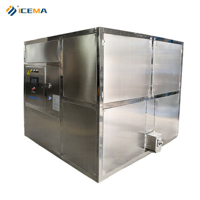 Fabricante de hielo industrial de 5 toneladas por día con capacidad de almacenamiento de hielo de 100 kg a precios competitivos
