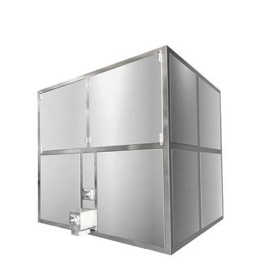 Buen precio Máquina de fabricación de hielo industrial de cubo con una potencia diaria de 2 toneladas y una corriente nominal de 15 A en línea
