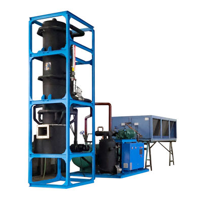 Máquina de hielo de tubo de acero inoxidable de 20 toneladas para talleres de reparación de maquinaria