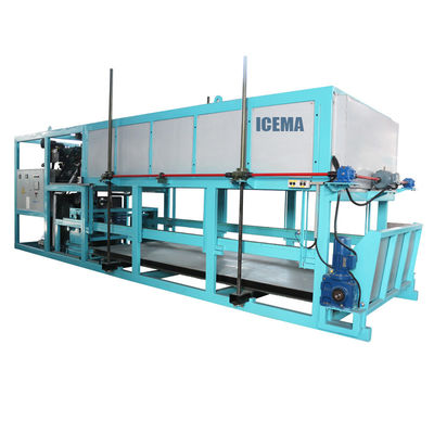 Buen precio Máquina de hielo de 10 toneladas para refrigeración industrial directa 61.4A Corriente nominal 60KG Almacenamiento de hielo en línea