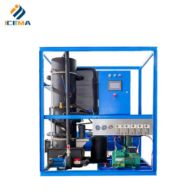 Mejor fabricante de hielo comercial de 1 tonelada con compresor Bitzer y refrigerante R404A