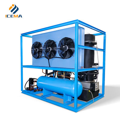 Frascold Industrial 1 tonelada máquina de tubería de hielo confiable producción de hielo para la industria