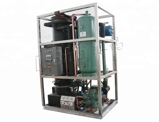 Buen precio R404a Máquina de hielo de tubo refrigerante 1-5 toneladas/día y perfecta para su negocio en línea