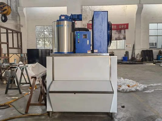 Máquina de refrigeración por aire / agua para hacer hielo en escamas de 1 a 2 toneladas