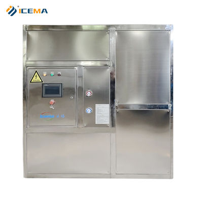 Máquina automática de fabricación de hielo 3T 300KG para la línea de producción de hielo de cristal cubo