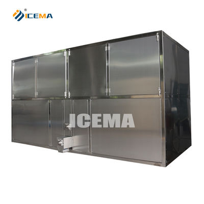 Buen precio Máquina de fabricación de cubos de hielo de aislamiento de material PU 5000 kg por día para necesidades industriales en línea