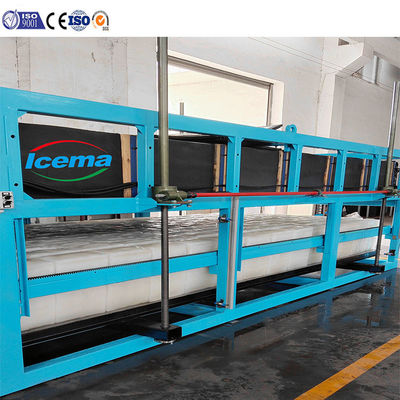 85kw Capacidad de refrigeración 12000 KG Máquina de fabricación de bloques de hielo industrial para las necesidades del cliente