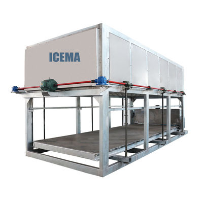 Máquina de fabricación de bloques de hielo 15T/20T de alto rendimiento y compresor Bitzer/Hanbell para la producción