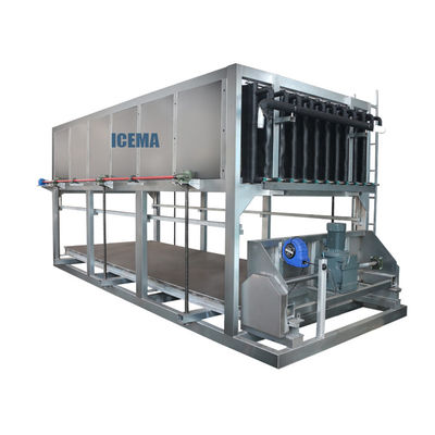 Máquina de fabricación de bloques de hielo 15T/20T de alto rendimiento y compresor Bitzer/Hanbell para la producción