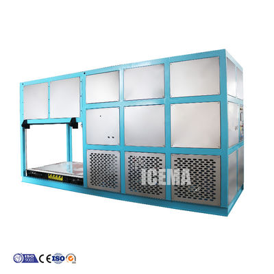 Ahorro de energía 3T máquina de fabricación de bloques de hielo industrial con fuente de alimentación 380V / 3P / 50hz