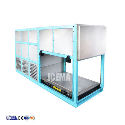 Ahorro de energía 3T máquina de fabricación de bloques de hielo industrial con fuente de alimentación 380V / 3P / 50hz