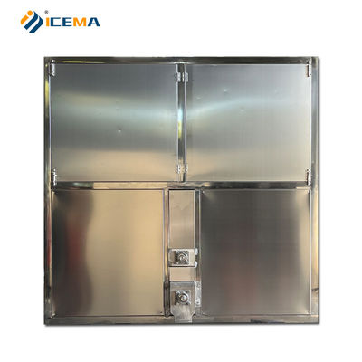 Máquina de cubos de hielo de 2T Industrial 1860W Fabricante de hielo Cristal para almacenamiento de hielo 2TON Beneficio