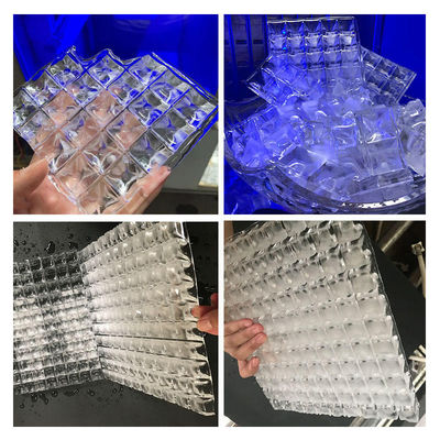 Máquina de cubos de hielo de 2T Industrial 1860W Fabricante de hielo Cristal para almacenamiento de hielo 2TON Beneficio