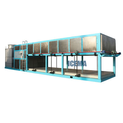 Máquina de hielo automática de bloque de enfriamiento directo 10T 15T 20T 25T 30T y rendimiento