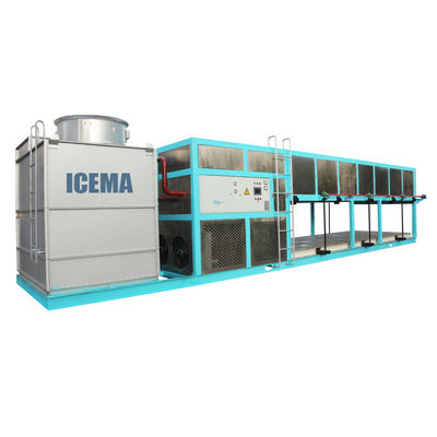 Máquina de hielo automática de bloque de enfriamiento directo 10T 15T 20T 25T 30T y rendimiento