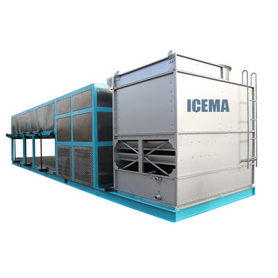 Máquina de hielo automática de bloque de enfriamiento directo 10T 15T 20T 25T 30T y rendimiento