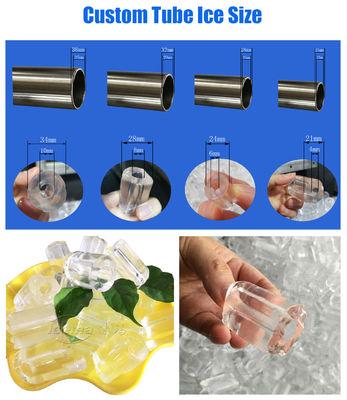Máquina automática para hacer tubos de hielo con capacidad de almacenamiento de hielo de 1000 kg en Filipinas
