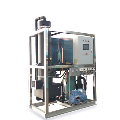Máquina de fabricación de tubos de hielo industriales de 1 tonelada con capacidad de refrigeración de 8,9 kW y precio asequible