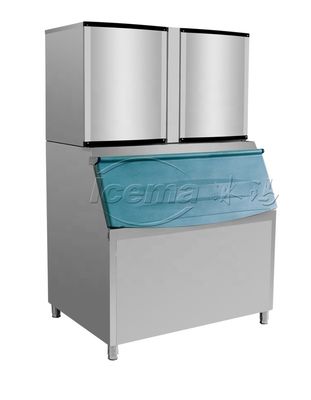 Velocidad de fabricación de hielo rápido 15-20 minutos / tiempo Máquina de cubos de hielo comercial para una gran demanda