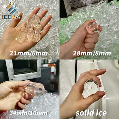ICEMA Máquina de fabricación de hielo de tubo Producción diaria personalizable 1T-30T Adecuado para la venta de heladeras Los hoteles pueden estar provistos de máquinas de embalaje bolsas de hielo