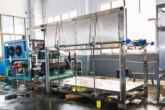 Máquina para hacer hielo de bloques industriales Icema Producción 1-30 t Para uso comercial